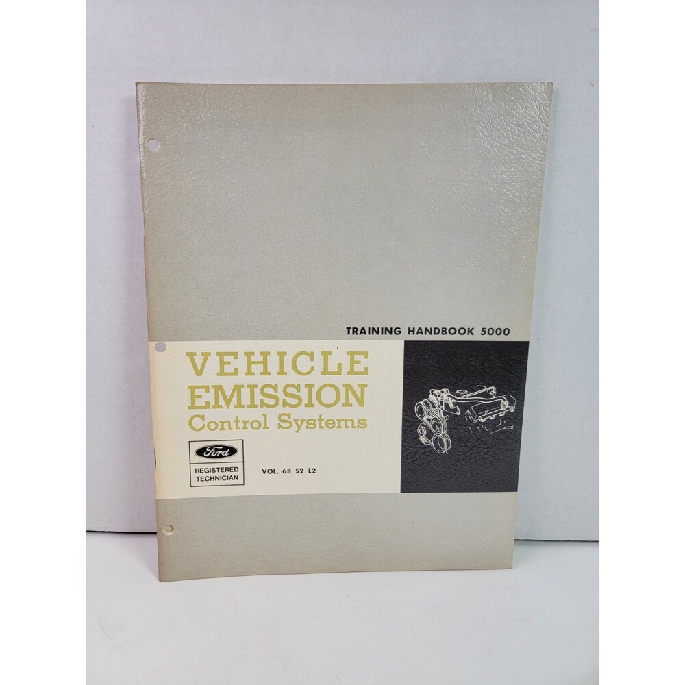 1967 Ford Vehicle Emission Control Systems Training Handbook 5000 FD-7943-B